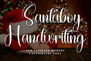Santaboy Handwriting, a Handwritten Font by InermediaSTUDIO (Thumbnail 1 of 8)