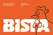 Bista - Bold Display Font, a Font by Flawless And Co (Thumbnail 1 of 10)