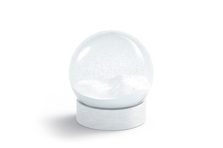 Snowglobe Animated Snowfall 3D Model, an Object 3D Model by rebrandy