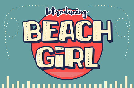 Beach Girl - Retro Font Types