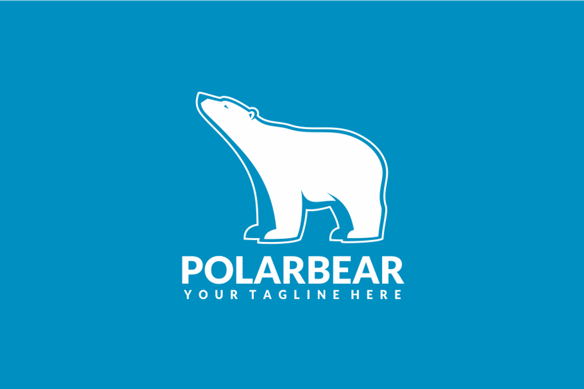 Polar Bear Logo Illustration, a Branding & Logo Template by yopie (Photo 2 of 3)