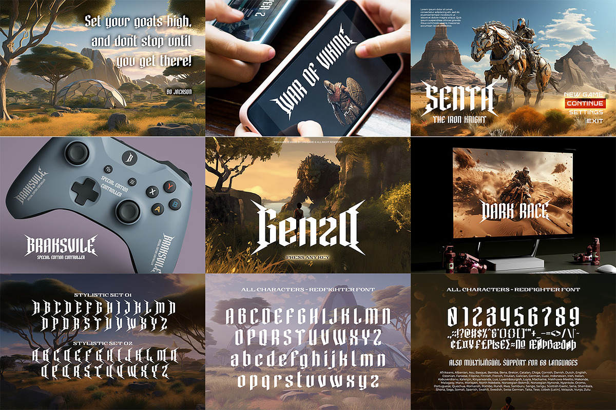 Special Game Font Bundle, a Script Font by Ditatype (Photo 8 of 12)