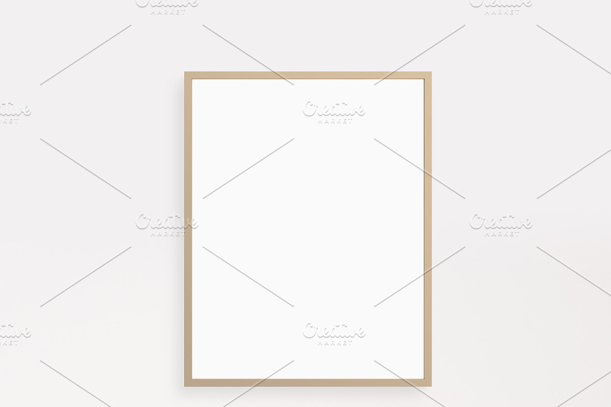 Frame Mockup #2394, Beige Portrait, a Print Template by Kzara Visual Concepts (Photo 2 of 2)