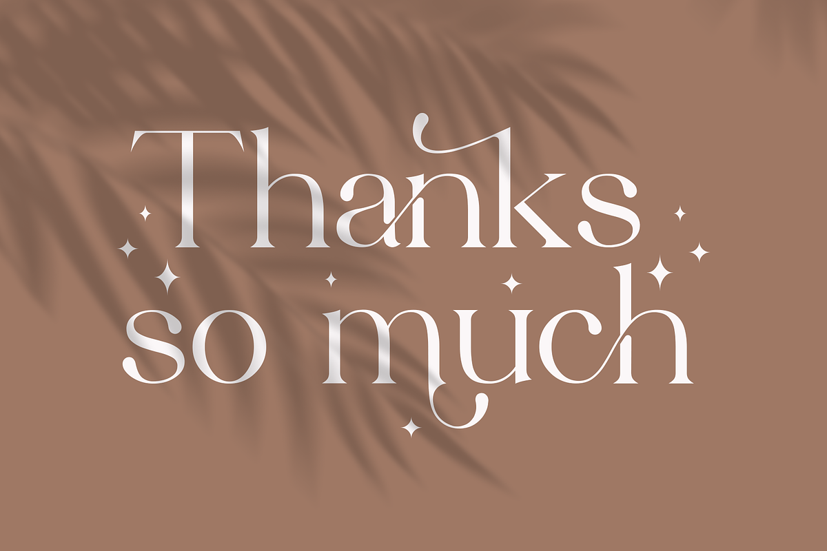 Edhan Martine | 150 Ligatures, a Serif Font by Sealoung (Photo 18 of 18)