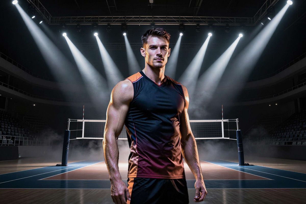 Volleyball Spotlight Backdrops, a Background Graphic by 3Motional (Photo 14 of 15)
