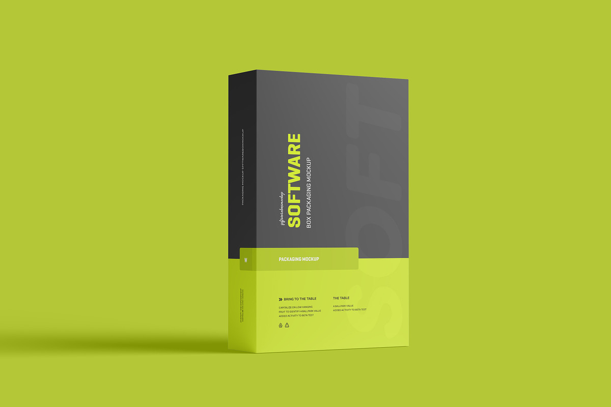 Software Box Mockup, a Packaging Mockup by Toasin Studio