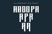 Rengoner Blacke, a Serif Font by QR Design Studio (Thumbnail 8 of 9)