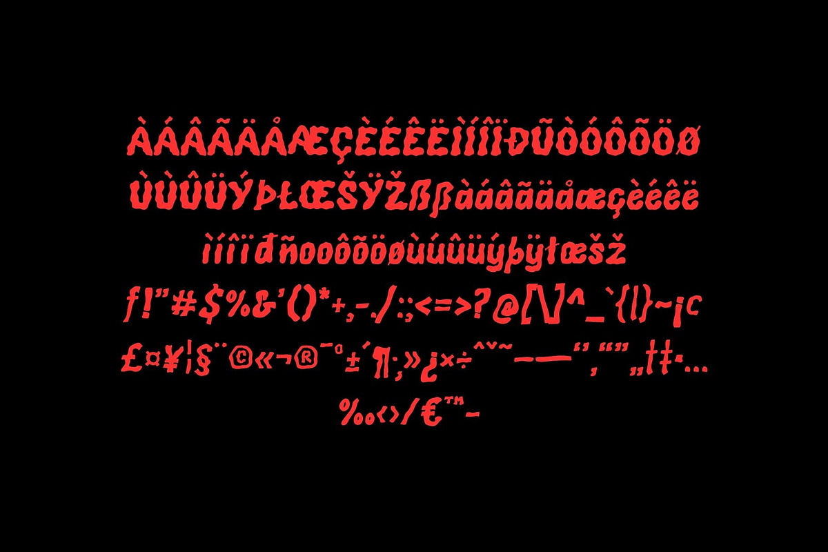 Fright - The Scary Display Font, a Handwritten Font by aeys_land (Photo 5 of 6)