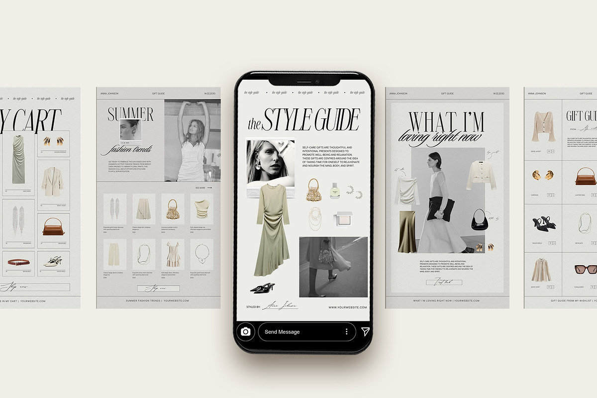 40 Canva LTK Instagram Template, a Social Media Template by Amaré Creative (Photo 4 of 10)
