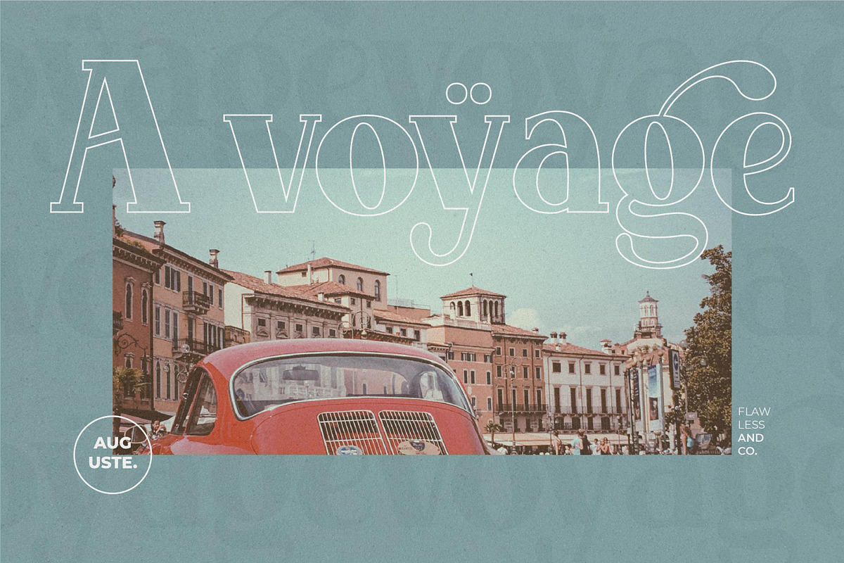 Auguste, a Sans Serif Font by Flawless And Co (Photo 9 of 12)