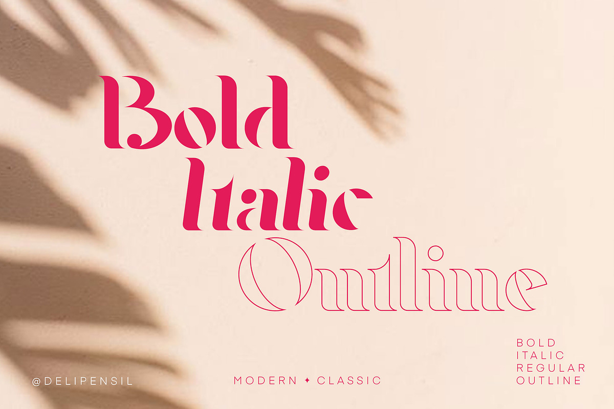 Alohai Feminim Serif Typeface preview 8