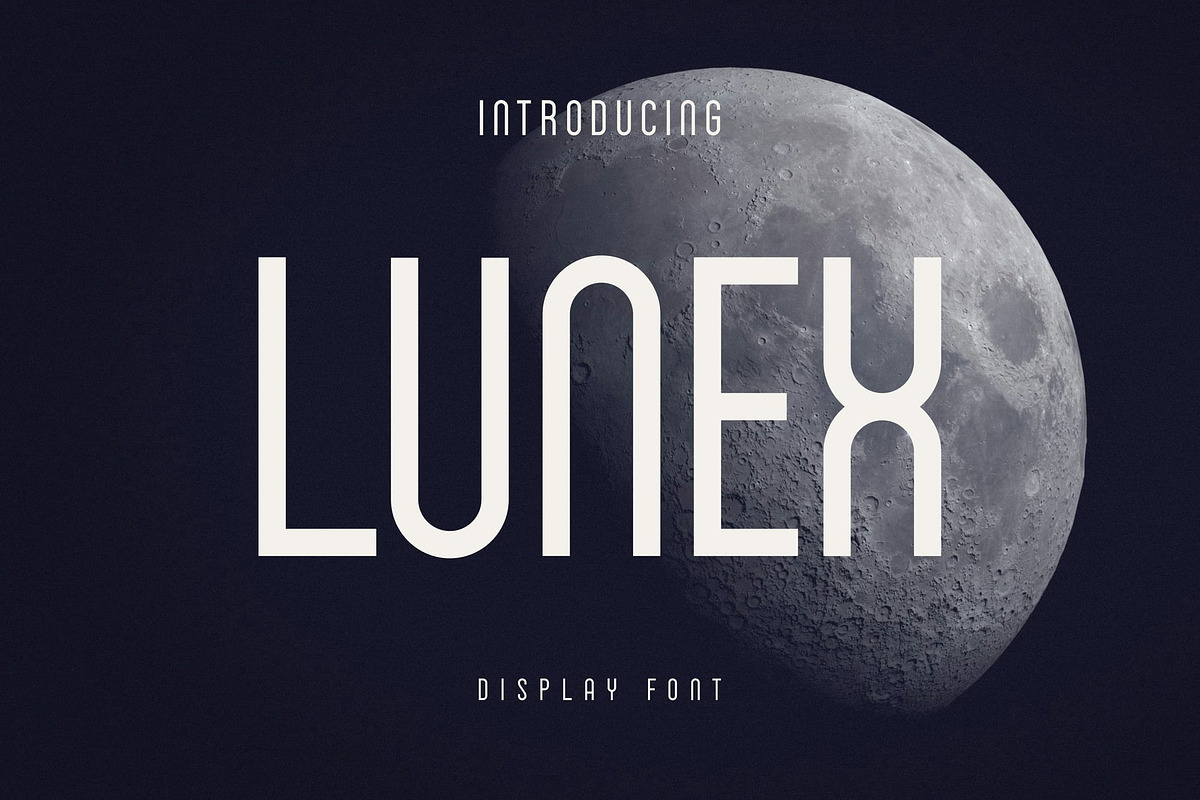 Lunex, a Sans Serif Font by Lemockup (Photo 1 of 9)