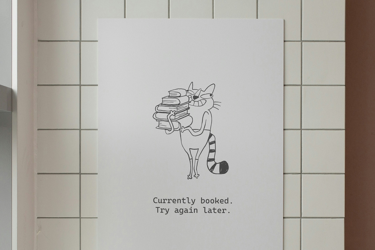 Cat characters in a Bookshop, an Illustration by Anastasiya Klempach (Photo 6 of 10)