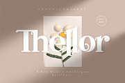 Thellor, a Serif Font by blunesia (Thumbnail 1 of 8)