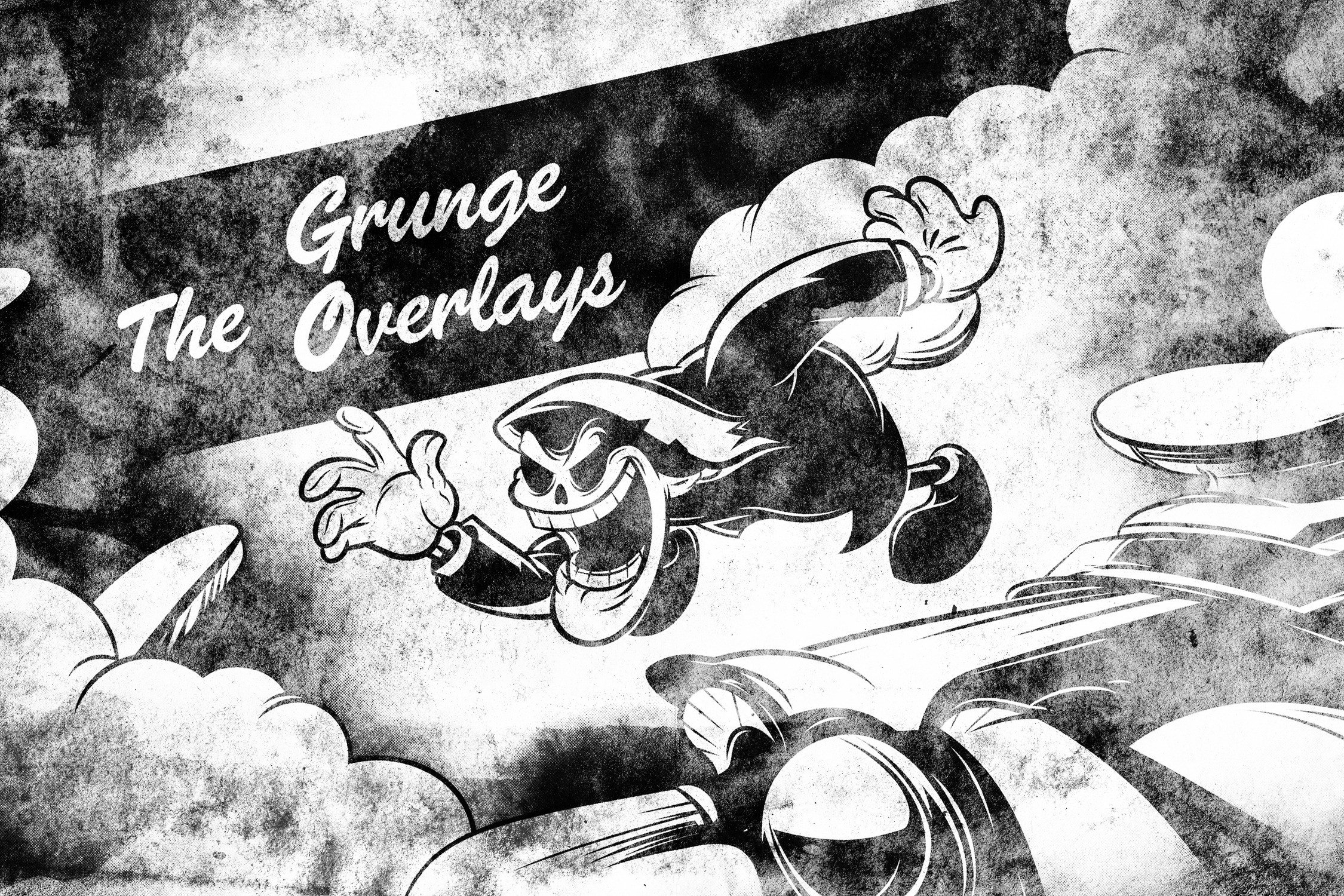 Grunge Overlay Textures, a Texture Graphic by Design Squad
