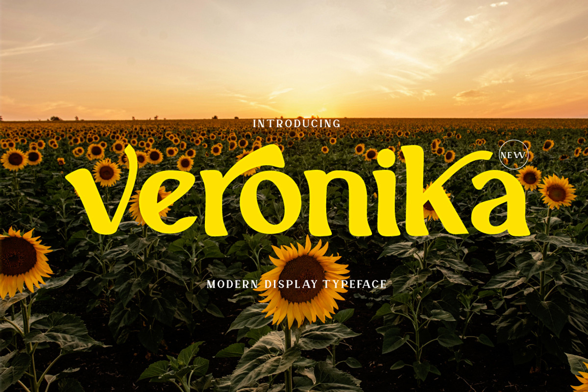 Veronika Display Font, a Serif Font by Cut Story (Photo 1 of 14)