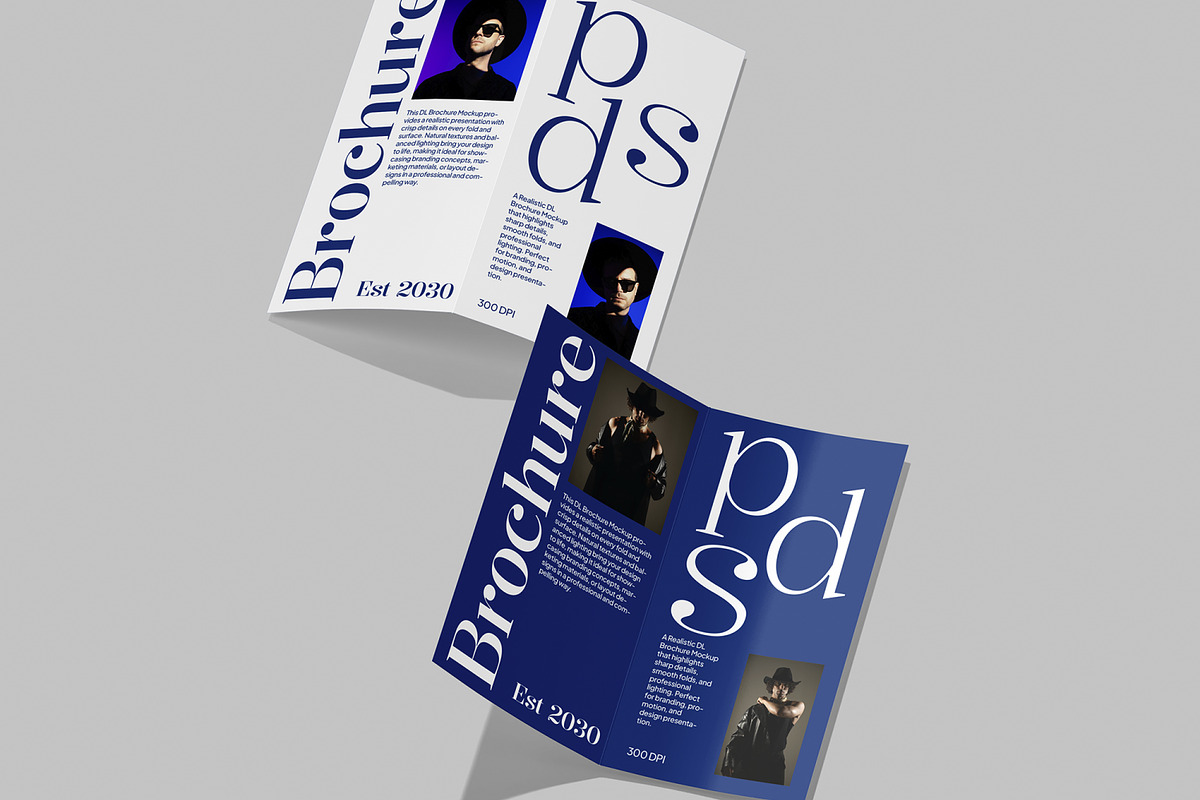 DL Brochure Mockup, a Merchandise Mockup by Unerispace (Photo 4 of 5)