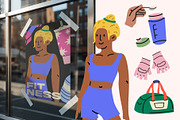 Girls sports Bundle, a Healthcare Illustration by Luamor (Thumbnail 5 of 7)