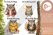Grumpy Woodland Hygge Sublimation, a Decorative Illustration by Artnoy (Thumbnail 10 of 18)