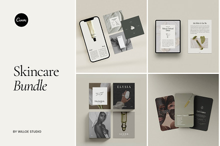 Skincare Bundle - Canva, a Social Media Template by Willoe Studio