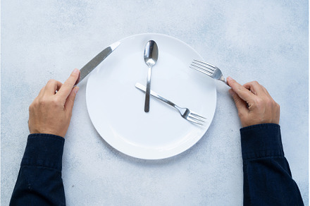 Intermitted farsting diet concept, a Food & Drink Photo by Neirfy