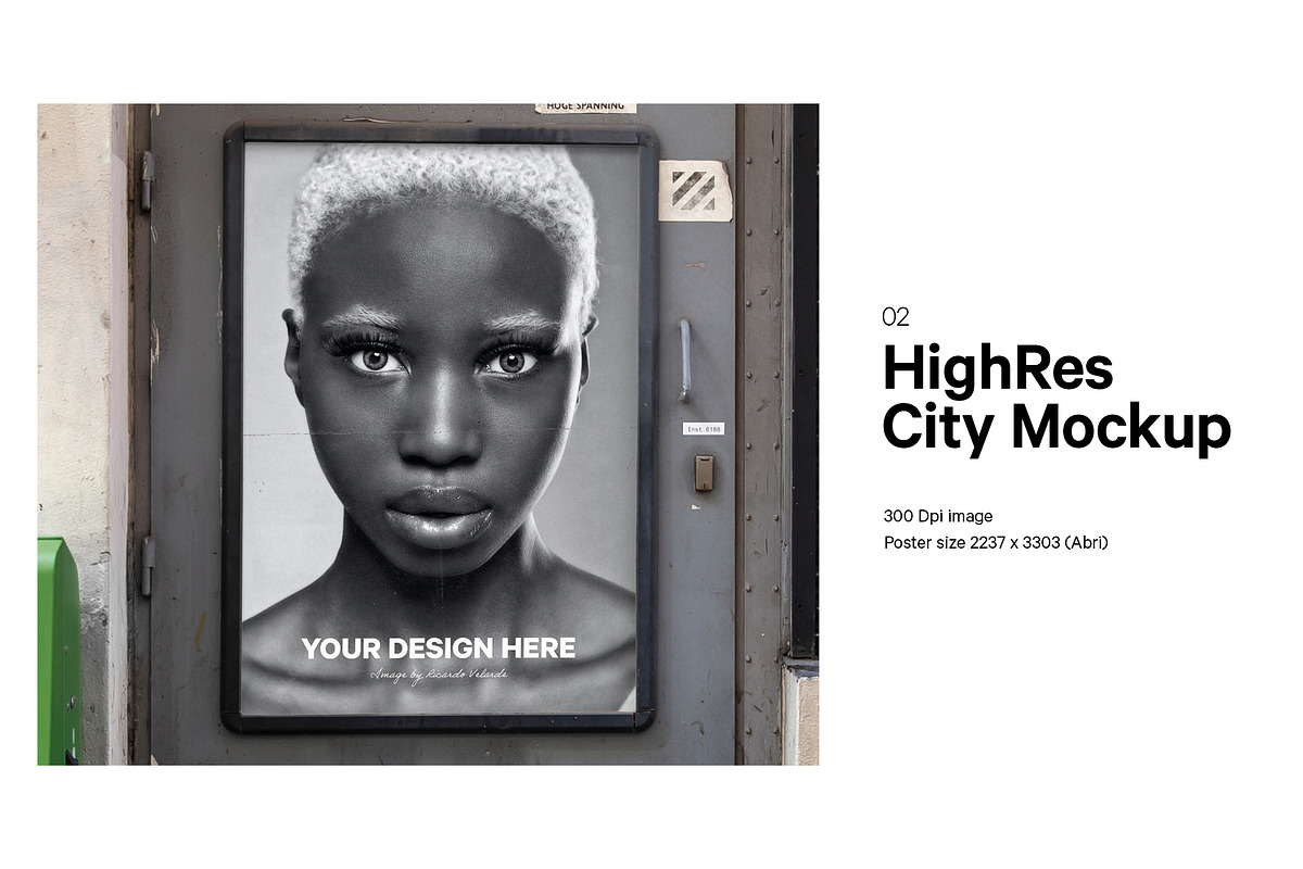 Urban City Poster Mockups, an Advertising Mockup by HAZARD MOCKUPS