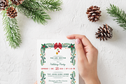 Christmas Invitation, Holiday Party, a Card Template by TemplatesForest (Thumbnail 4 of 4)