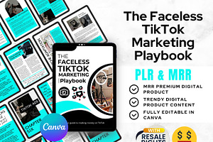 The Faceless TikTok Marketing eBook, a Marketing Template by Digital Content Mix