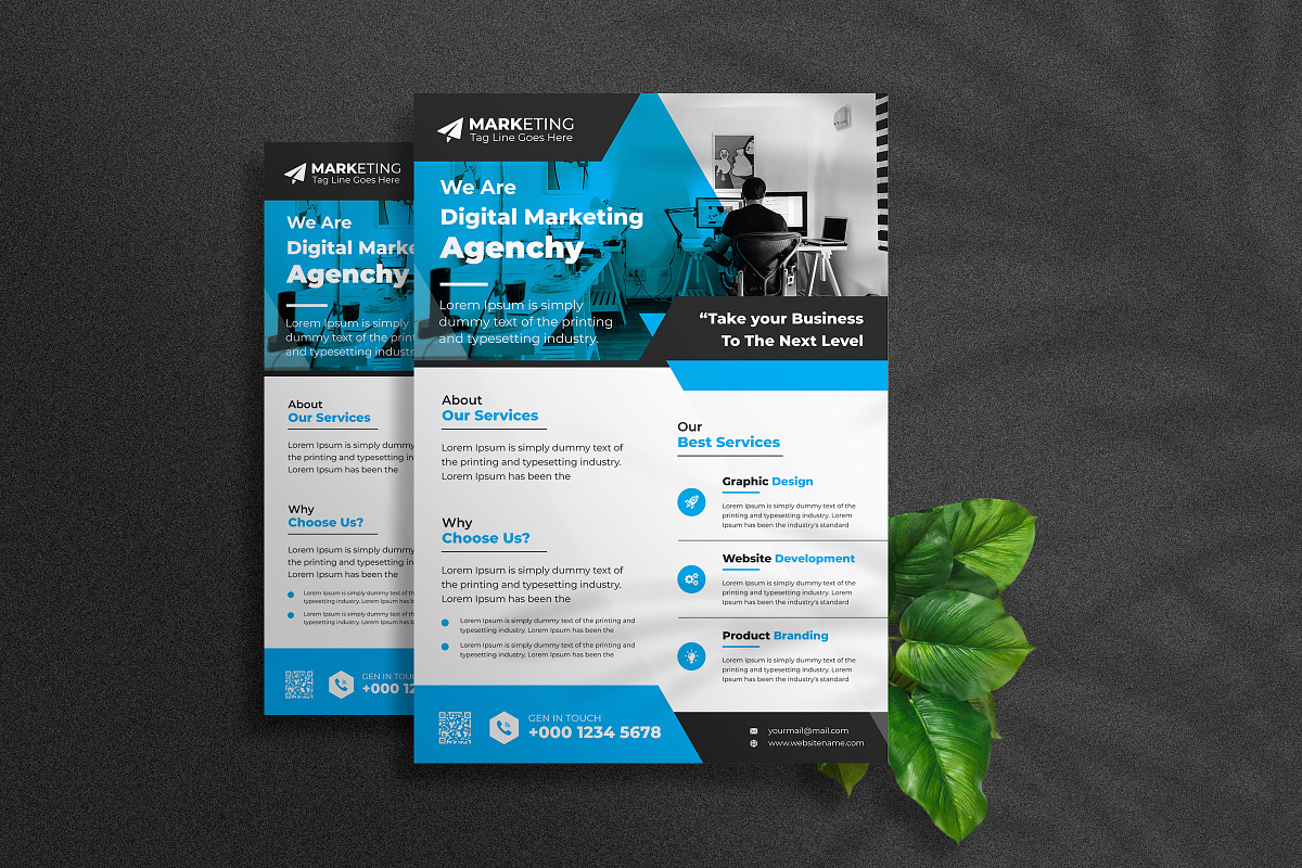 Corporate Theme Business Flyer, a Flyer Template by Graphiexperto (Photo 4 of 6)