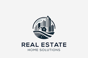 Logo for real estate home solutions