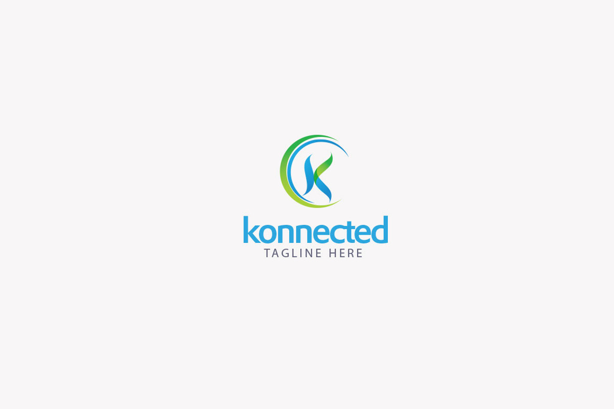 Konnected K Text Logo, a Branding & Logo Template by legendshop (Photo 1 of 2)