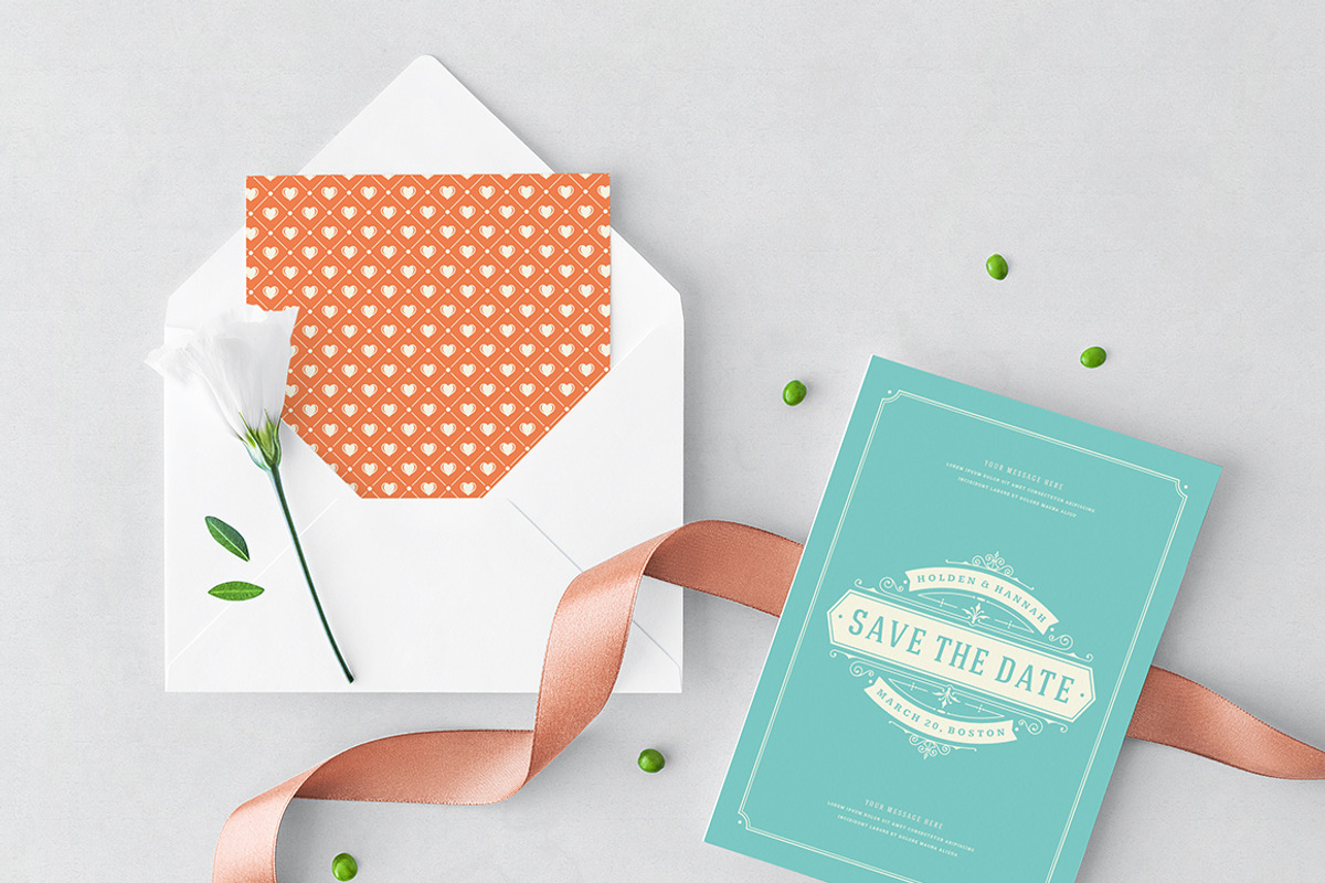Save The Date Bundle, an Invitation Template by Vasya Kobelev (Photo 9 of 22)
