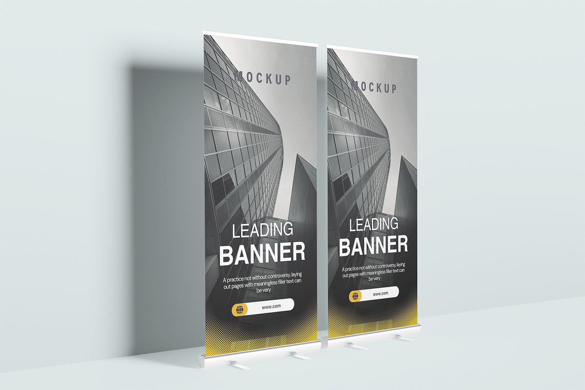 Roll Up Banner Mockup, a Business Card Template by kebunmockup (Photo 5 of 5)
