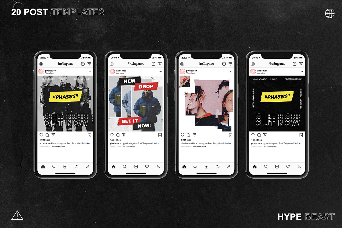 Hype Instagram Story/Post Templates, a Social Media Template by Pixel Sauce™ (Photo 11 of 14)