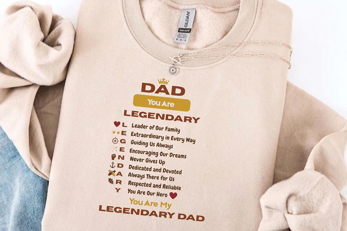 Dad You Are Legendary PNG, Dad Gift, a Graphic by Vector Portal (Photo 7 of 7)