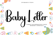 Baby Letter, a Handwritten Font by FreshTypeINK (Thumbnail 1 of 8)