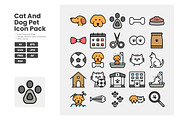 Adorable Pet Care Cat & Dog Icons, a Duotone Icon by erifqizeicon (Thumbnail 3 of 3)