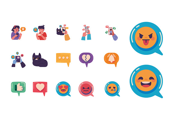 Social Media Addiction Set preview 2