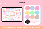 Cute Digital Life Planner 750+ pages, a Templates & Theme by SunshineStudioBoutique (Thumbnail 6 of 9)