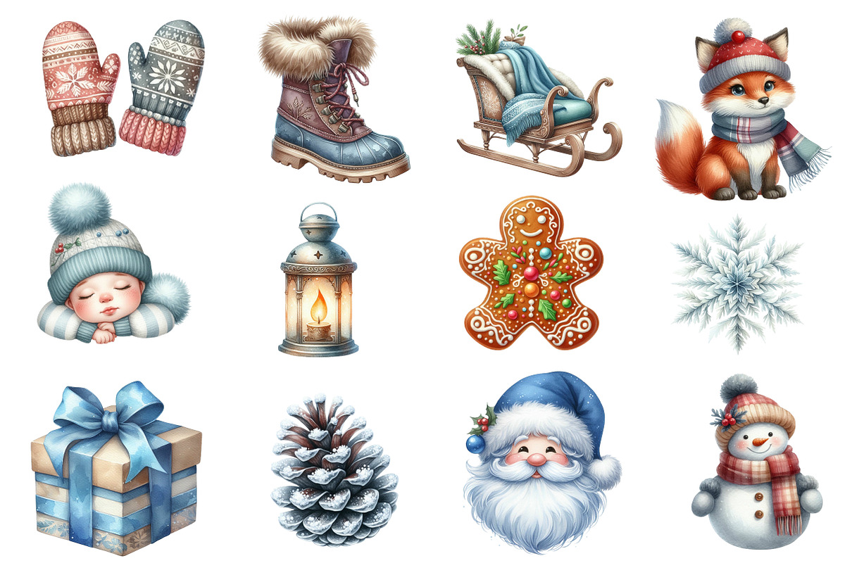 Cozy Winter Wonderland Collection, an Illustration by CreationArt (Photo 2 of 5)