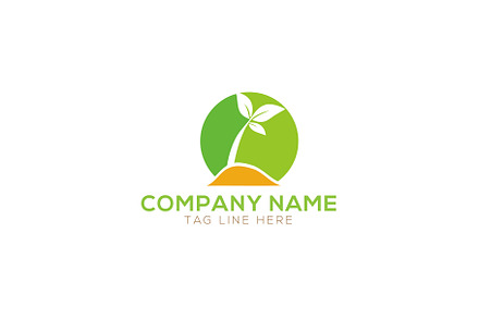 Agriculture logo template icon
