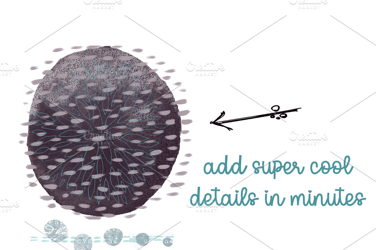 Procreate Brushes - Messy, a Brush Add-On by Li Zamperini (Photo 3 of 10)