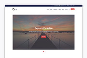 Cabin Travel Blog WordPress Theme, a WordPress Template by DesignOrbital (Thumbnail 1 of 2)