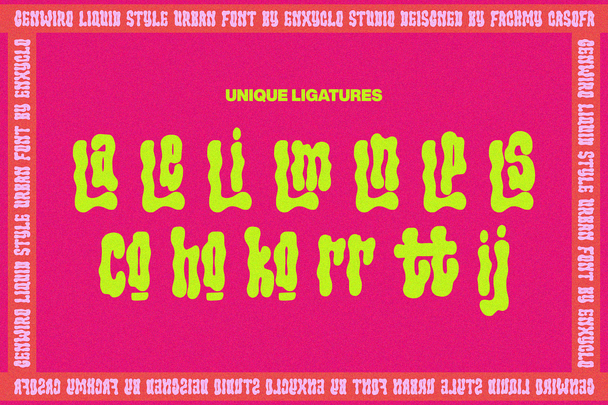 Genwiro — Urban Font, a Handwritten Font by Enxyclo Studio (Photo 14 of 15)