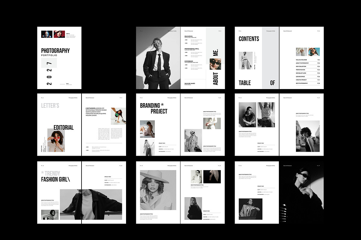 Photography Portfolio Canva Template, a Brochure Template by NorthPeak (Photo 13 of 14)