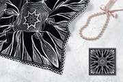 Bandanas Silk Scarf Set 6, a Pattern Graphic by ilonitta (Thumbnail 4 of 5)