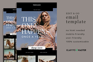 Black Friday Email Template- Klaviyo