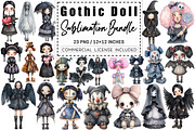 Gothic Doll Sublimation Bundle, a Graphic by CitraGraphics (Thumbnail 1 of 4)