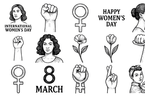 International Women’s Day, an Object Graphic by nikagraphic