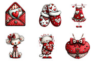 watercolor soft love clipart, an Illustration by CreationArt (Thumbnail 2 of 5)